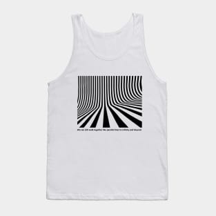 Black and white art Tank Top